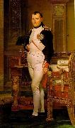Jacques-Louis David Napoleon in His Study oil painting artist